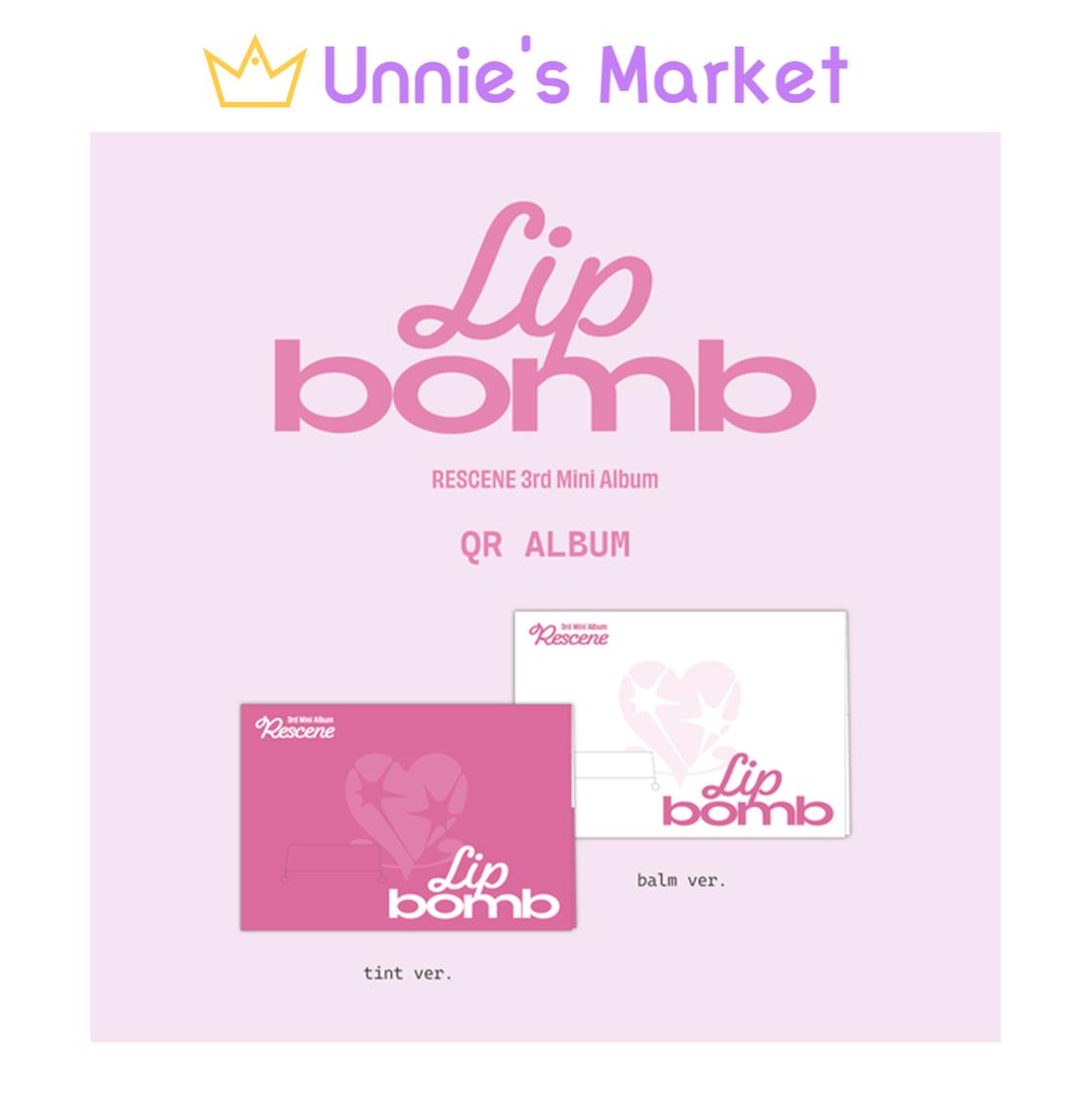 RESCENE [lip bomb] QR Album (photocard ver.) + Free Gift