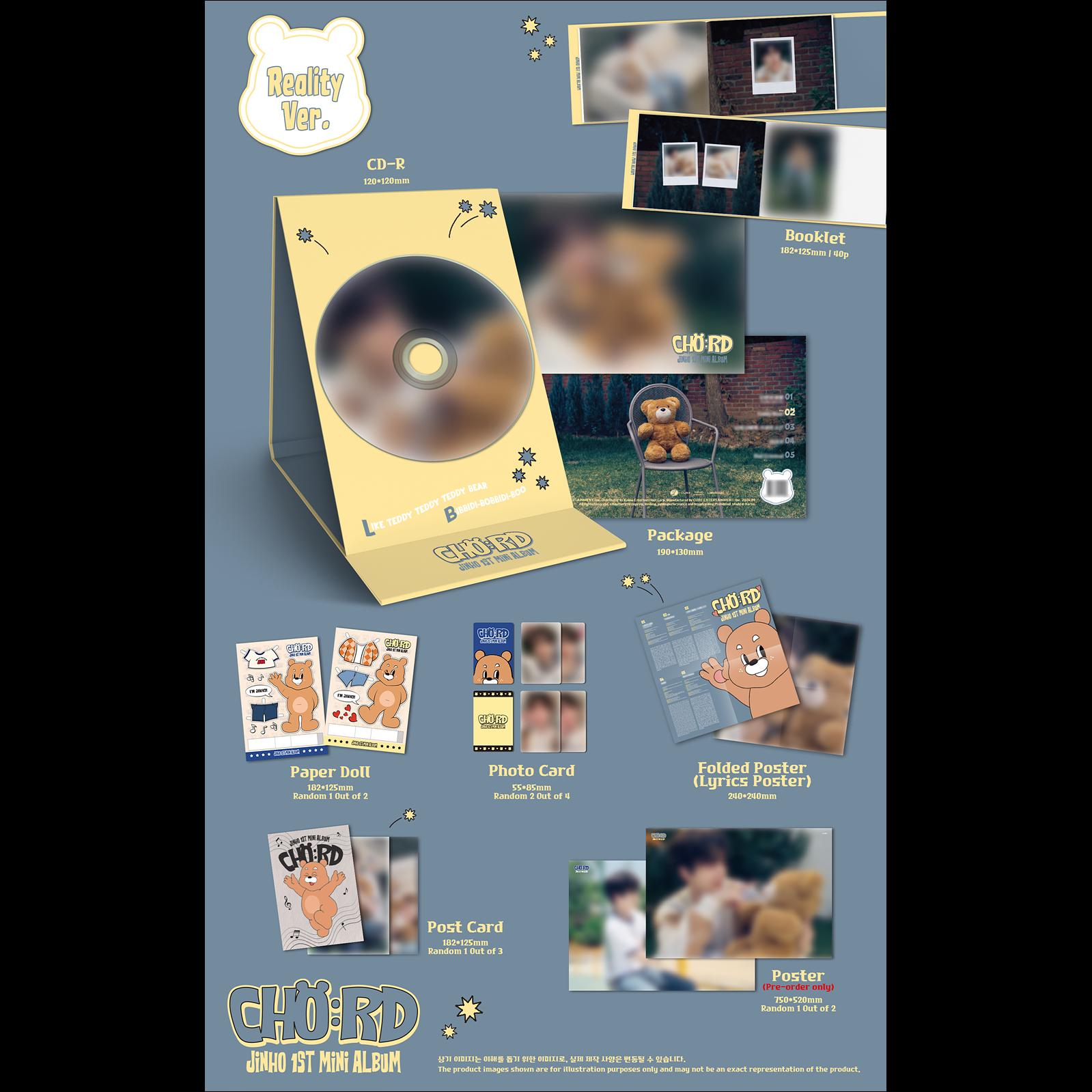 JINHO (PENTAGON) 1st Mini Album [CHO:RD]
