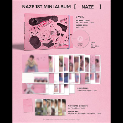 NAZE [NAZE] 1st Mini Album + Free Gift