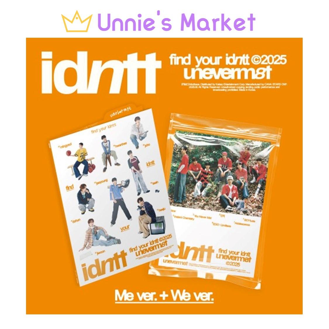 idntt <unevermet> (Me ver. / We ver.) Mini Album