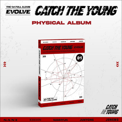 CATCH THE YOUNG [EVOLVE] 1st Album (CD) + Free Gift