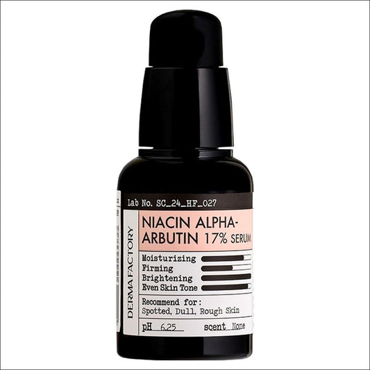 Derma Factory Niacin Alpha-Arbutin 17% Serum 30ml