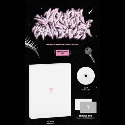 NEWBEAT - LOUDER THAN EVER PHOTO BOOK Ver. + Free Gift