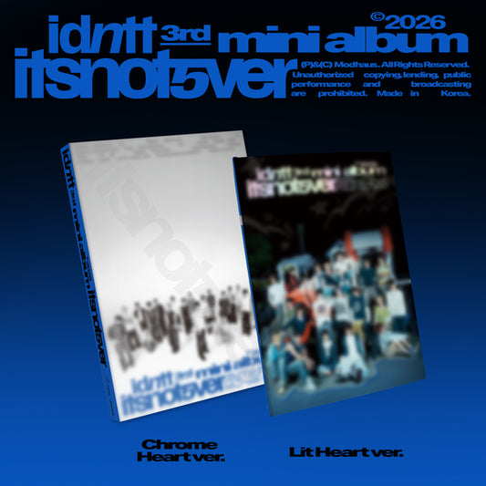 idntt [itsnotover] 3rd Mini Album + Free Gift