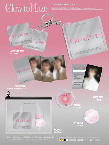 KANG DANIEL Glow to Haze MINI CD KEYRING Ver.