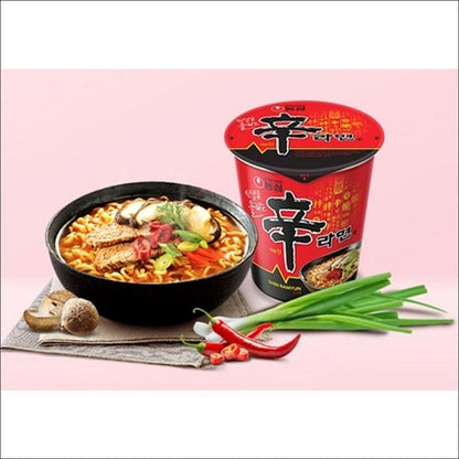 Nongshim Shin Ramyun Cup (Small) 65g x 6 Cups (1 Bundle)