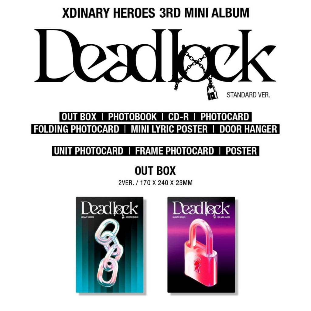 Xdinary Heroes - Deadlock Standard Ver. / 3rd Mini Album