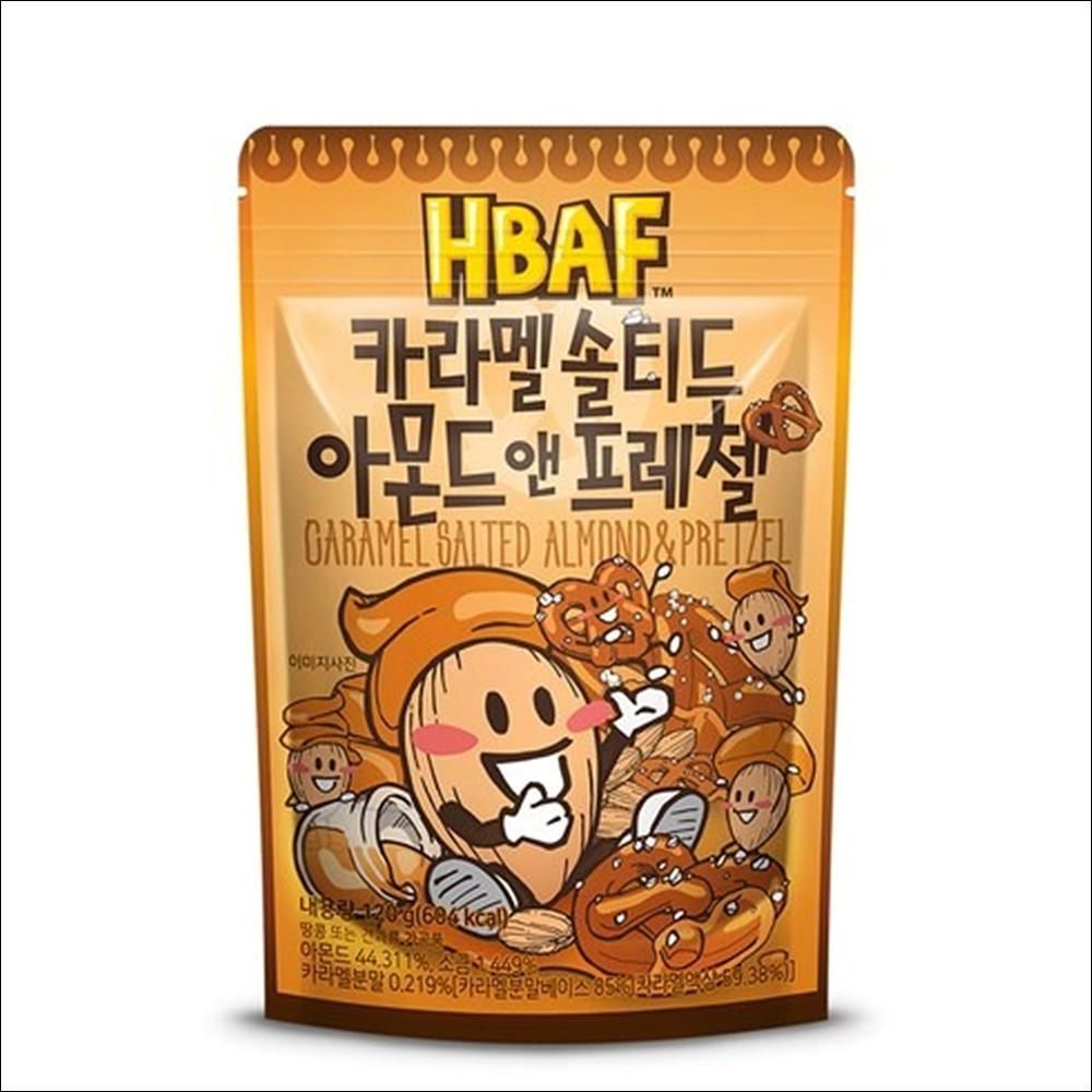 HBAF Caramel Salted Almond & Pretzels 120g x 1pack / 2pack / 3pack