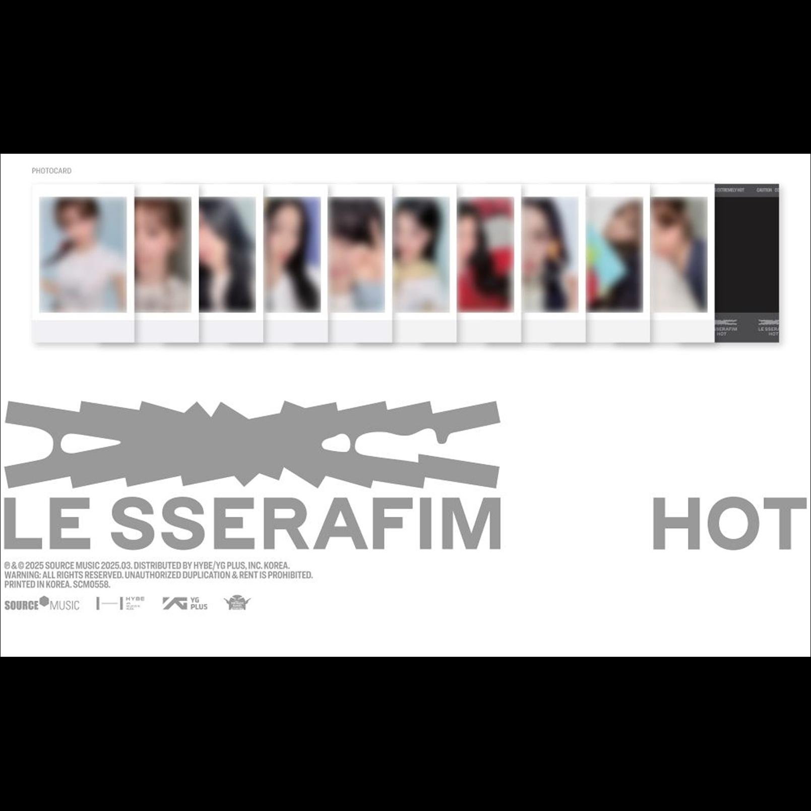 LE SSERAFIM - HOT (TIN CASE ver.) / 5th Mini Album