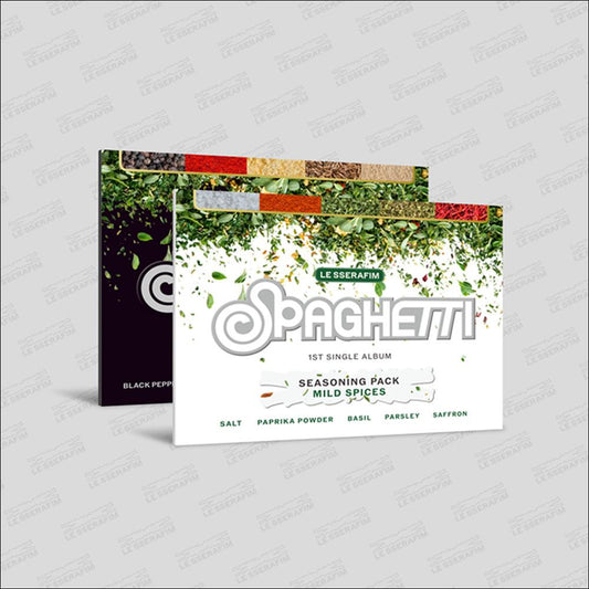 LE SSERAFIM [SPAGHETTI] Weverse Albums ver. / 1st Single Album + Free Gift