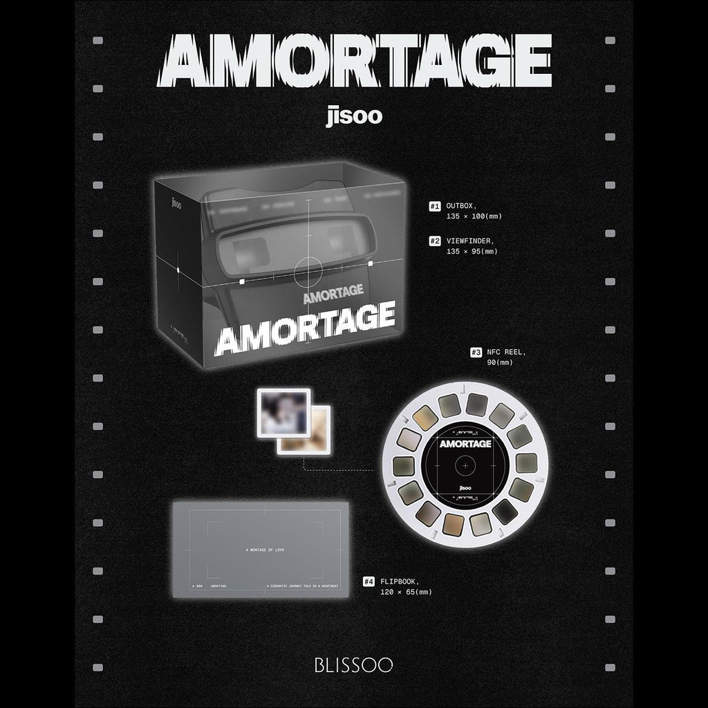 JISOO (BLACKPINK) - [AMORTAGE] REELS Ver / Mini Album