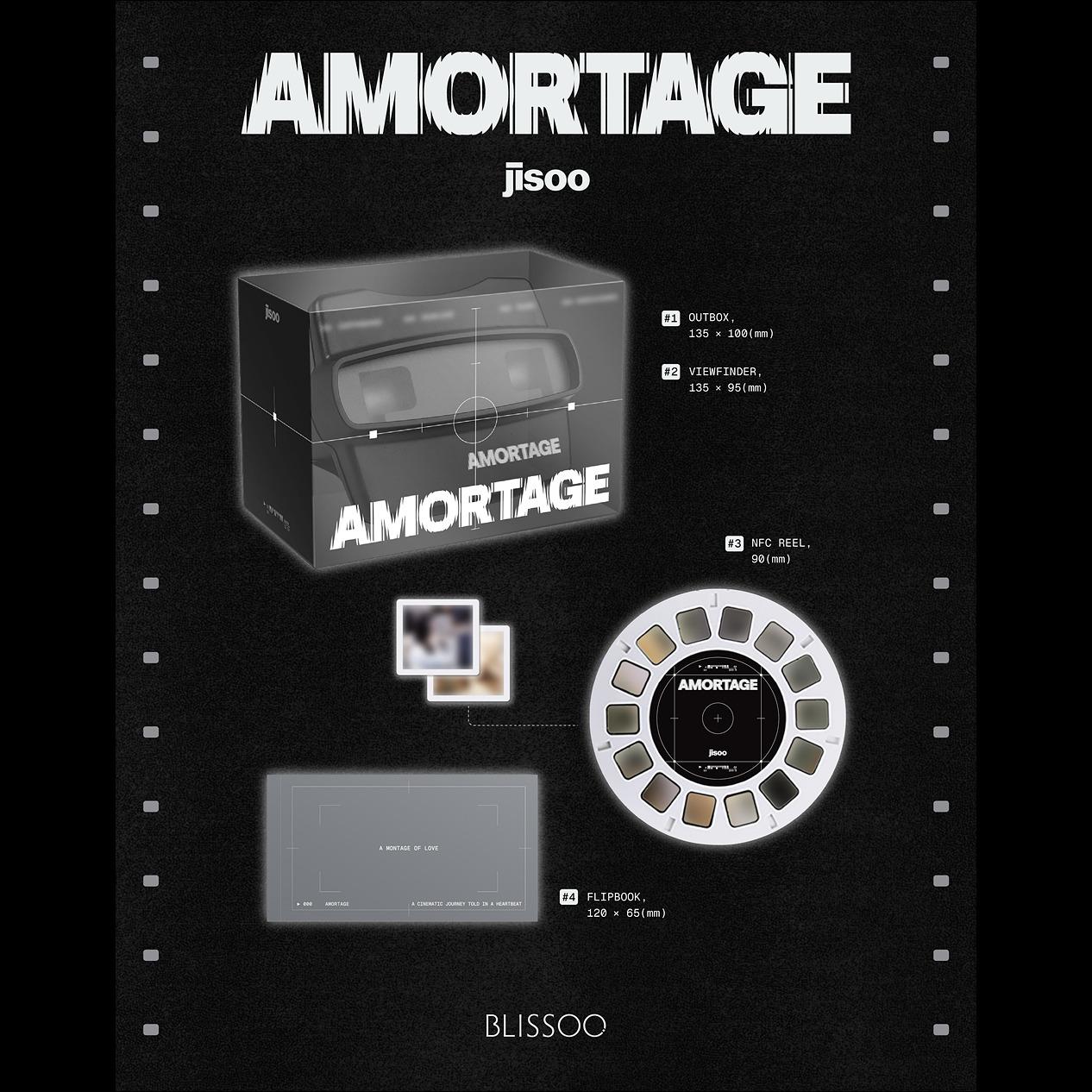JISOO (BLACKPINK) - [AMORTAGE] REELS Ver / Mini Album