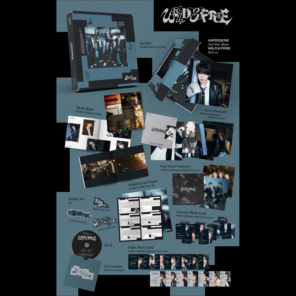 AMPERS&ONE [WILD & FREE] Kick ver. / 2nd Mini Album
