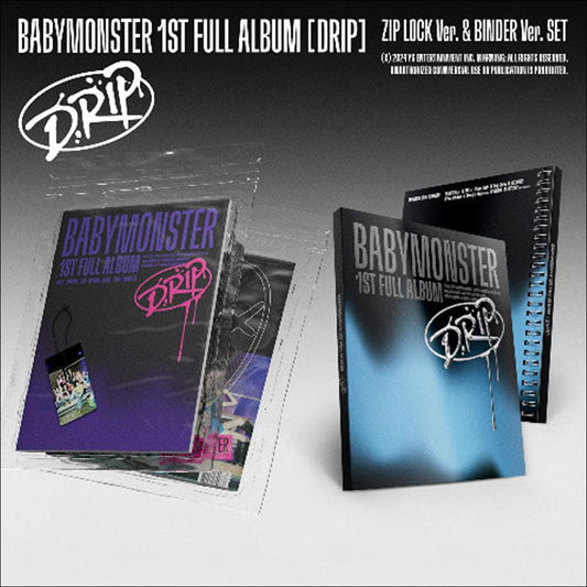 BABYMONSTER - DRIP Zip Lock Ver. / Binder Ver. + Free Gift