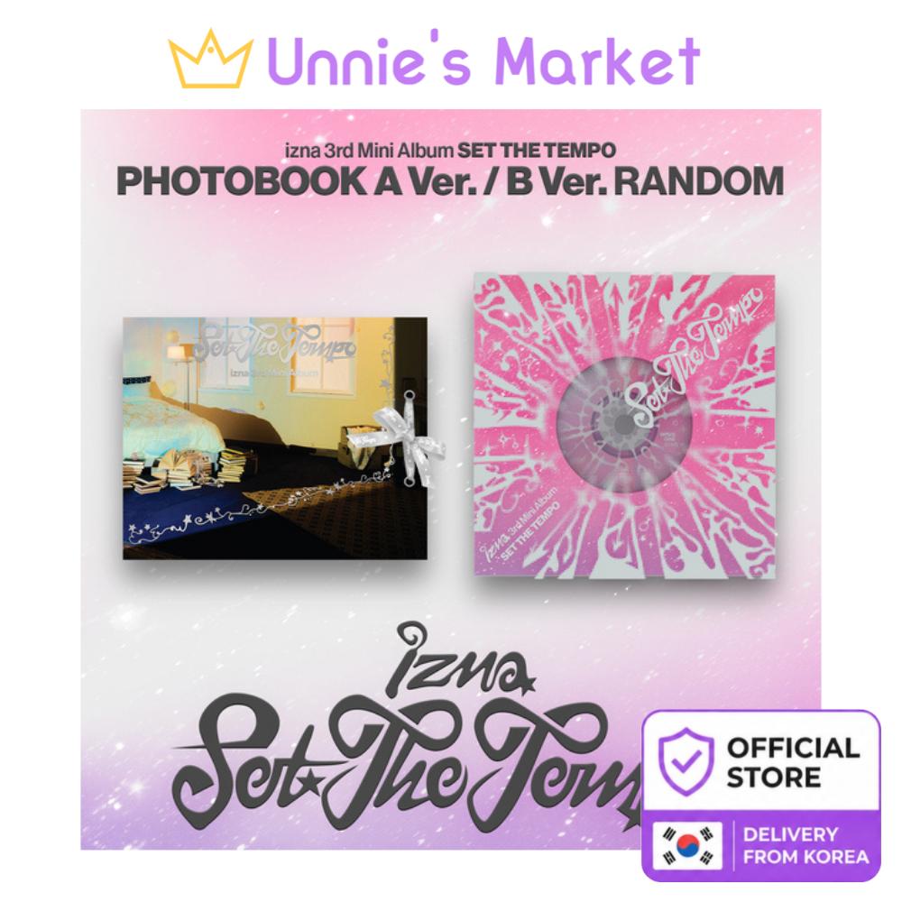 izna [SET THE TEMPO] PHOTOBOOK A Ver. / PHOTOBOOK B Ver. + Free Gift