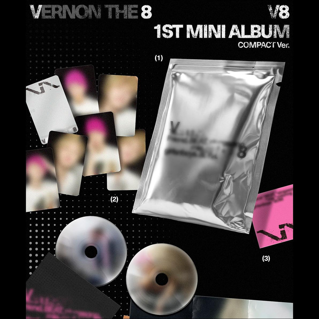 [Official] V8 (SEVENTEEN) - [V8] 1st Mini Album (Compact Ver.)