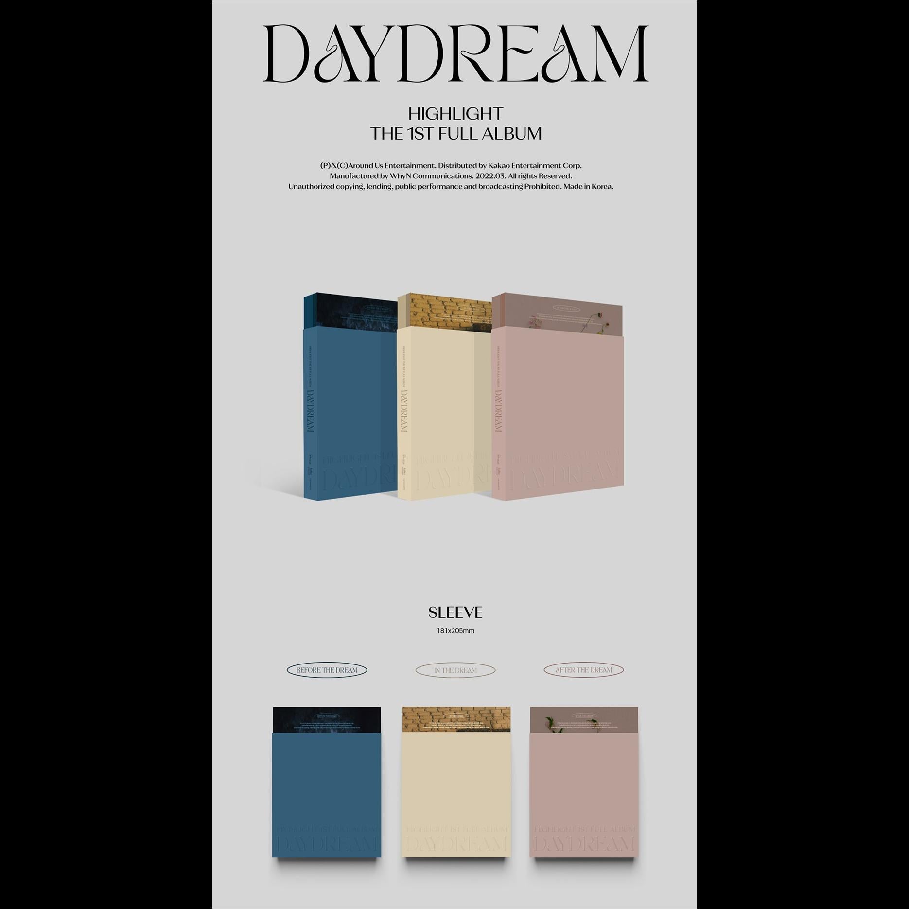 Highlight [DAYDREAM] 1st Album