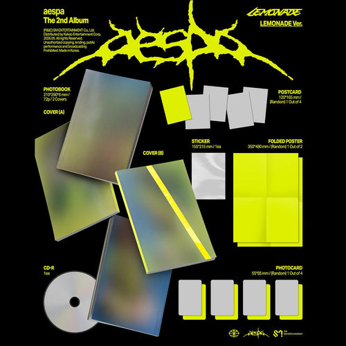 aespa [LEMONADE] LEMONADE Ver. 2nd Album + Free Gift