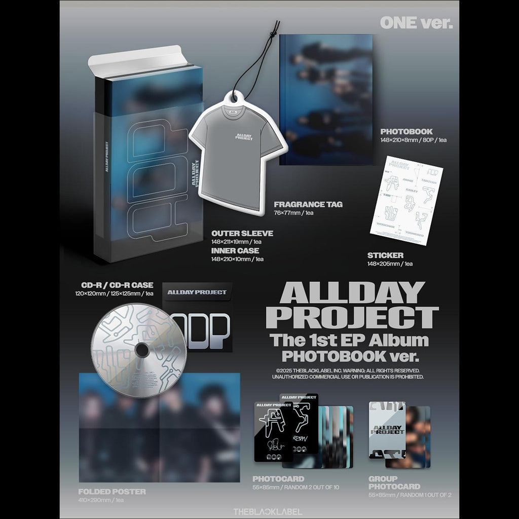 ALLDAY PROJECT The 1st EP Album 'ALLDAY PROJECT' PHOTOBOOK ver. + Free Gift
