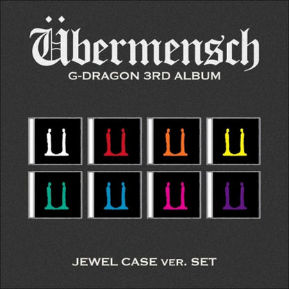 G-DRAGON (BIGBANG) 3RD ALBUM [Ubermensch] PHOTOCARD Jewel ver.