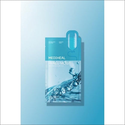 MEDIHEAL Double Calming Water Mask+Hyalu Moist Essence Mask+Pepta Lifting Ampoule Mask, 30 sheets, 1 set
