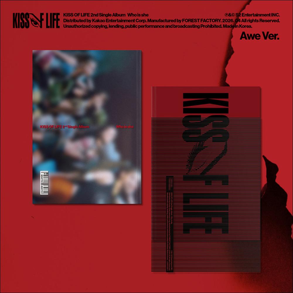 KISS OF LIFE [Who is she] 2nd Single Album (Awe Ver.) + Free Gift