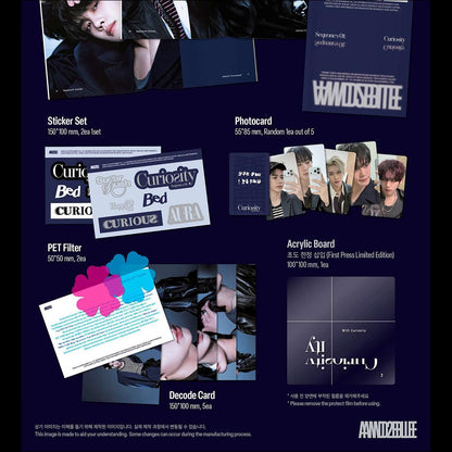 AND2BLE [Sequence 01 Curiosity] 1st Mini Album (Unnatural ver. / Gazed ver. / Break ver.) + Free Gift