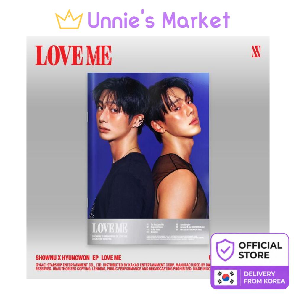 SHOWNU X HYUNGWON (MONSTA X) [LOVE ME] CRUSH ON YOU Ver. EP Album + Free Gift