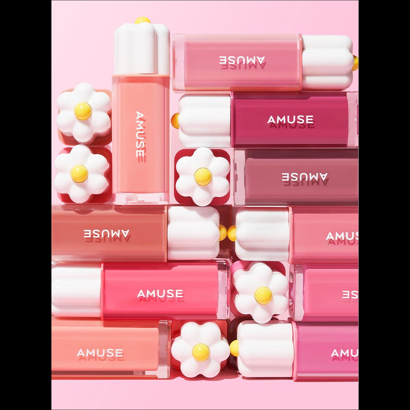 (Jang Wonyoung Pick) AMUSE Dew Tint Long Lasting Water Vegan Lip Tint (1EA/12 Types)