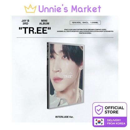 JAY B (GOT7) TR.EE 3rd Mini Album (INTERLUDE Ver.) + Free Gift