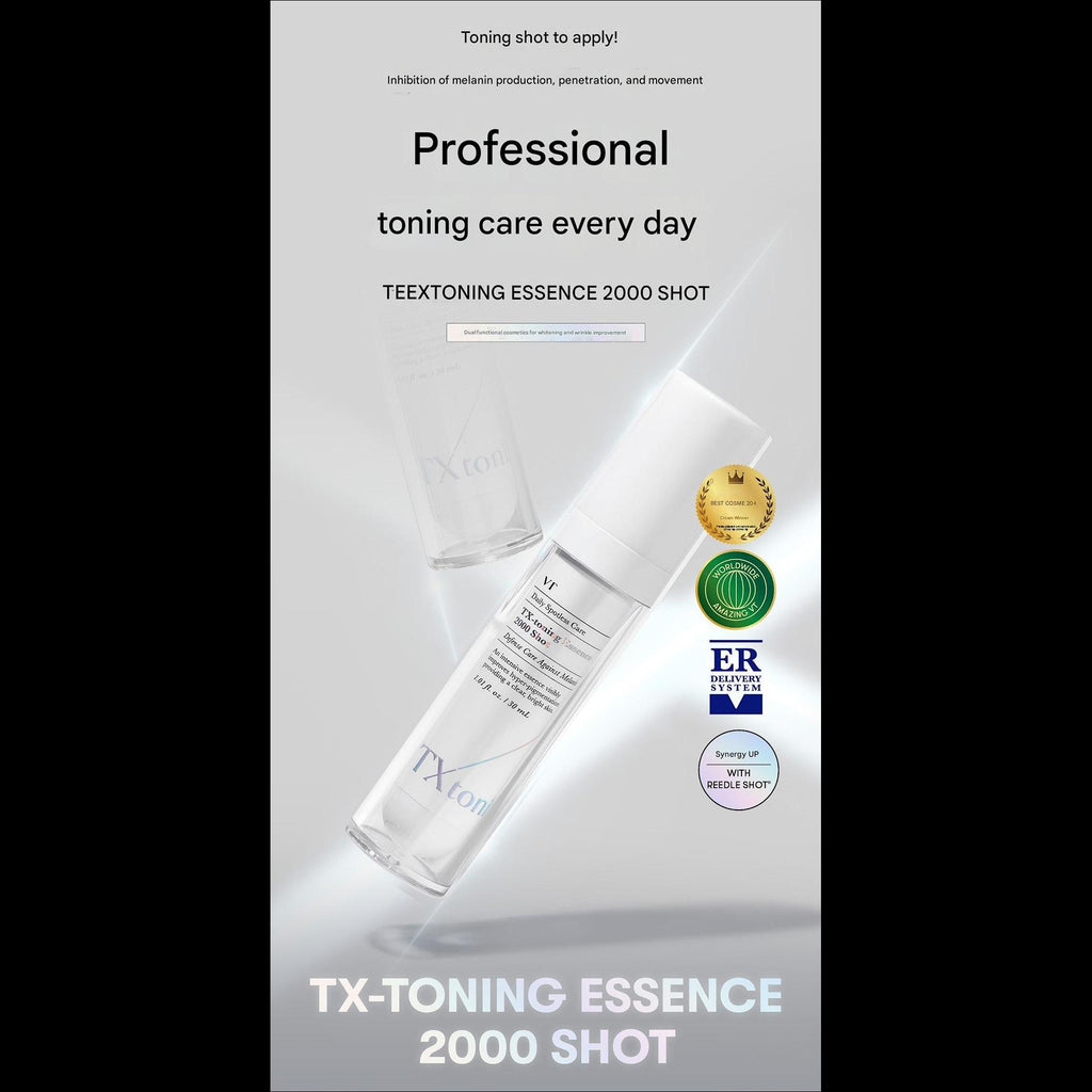 VT TX-toning Essence 2000 Shot Daily Spotless Care / Brightening & Wrinkle Improvement Dual Functional Cosmetics