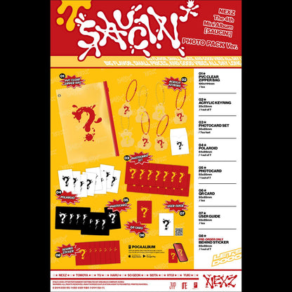 [Pre-order] NEXZ [SAUCIN’] 4th Mini Album (PHOTO PACK ver.) + Free Gift