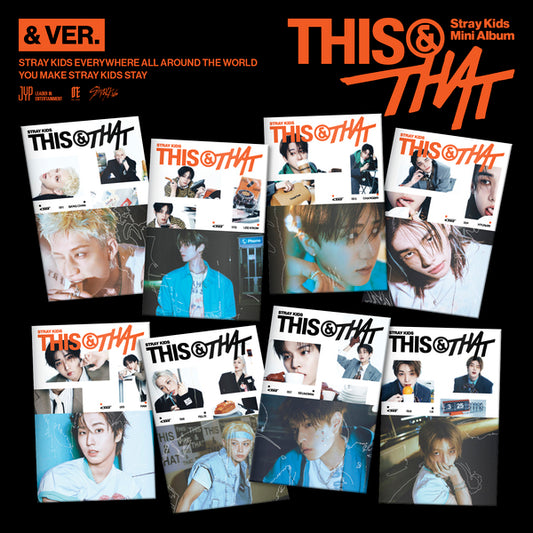 Stray Kids [THIS & THAT] (& VER.) Mini Album + Free Gift