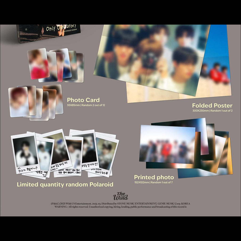 The Wind [Only One Story] 2nd Single Album (DAY 1 / DAY 2)