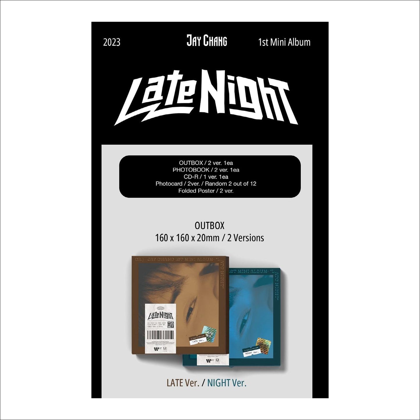 Jay Chang 'Late Night' (Late Ver., Night Ver.)