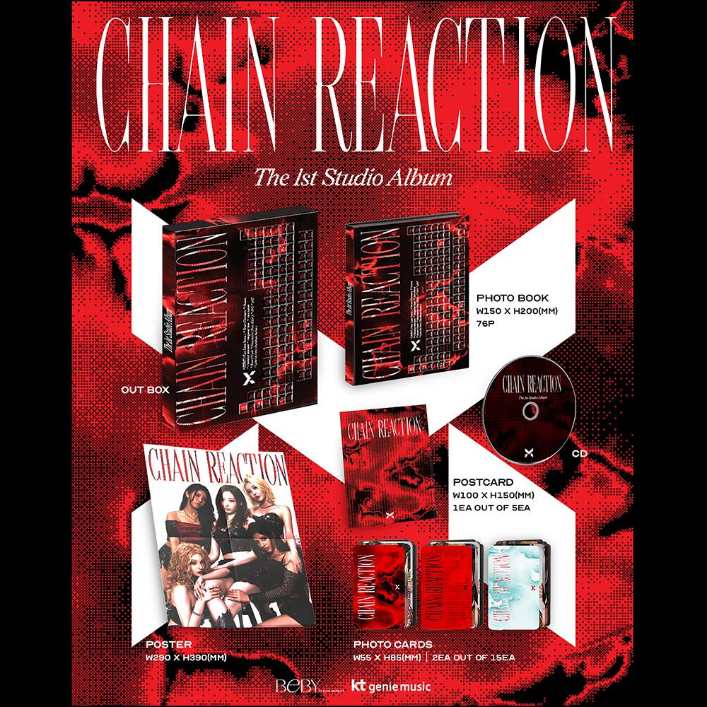 [Pre-order] X:IN Chain Reaction CD Ver KPOP Album Sealed + Free Gift