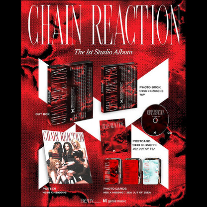 [Pre-order] X:IN Chain Reaction CD Ver KPOP Album Sealed + Free Gift