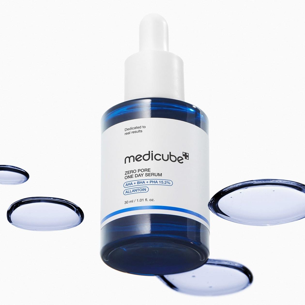 [MEDICUBE] NEW Zero Pore One Day Peptide Serum - Pore Tightening & Elasticity Boosting Serum, 30ml | Olive's K-beauty