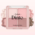[Dinto] Nostalgic Eye Palette A75 Baby Orwell - Prelude Limited Edition Pink Mauve Under-Eye Highlight & Shading Palette, K-Beauty