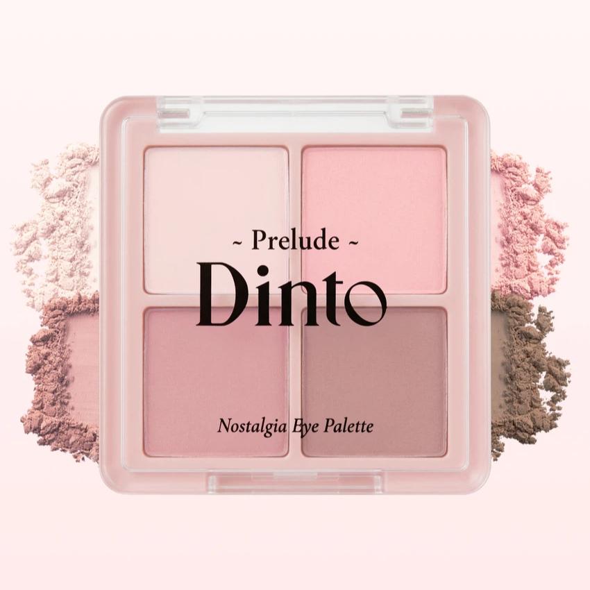 [Dinto] Nostalgic Eye Palette A75 Baby Orwell - Prelude Limited Edition Pink Mauve Under-Eye Highlight & Shading Palette, K-Beauty