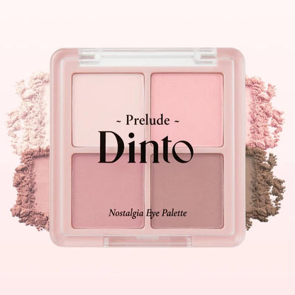 [Dinto] Nostalgic Eye Palette A75 Baby Orwell - Prelude Limited Edition Pink Mauve Under-Eye Highlight & Shading Palette, K-Beauty