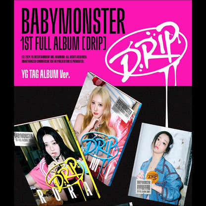 BABYMONSTER - DRIP YG TAG ALBUM Ver.