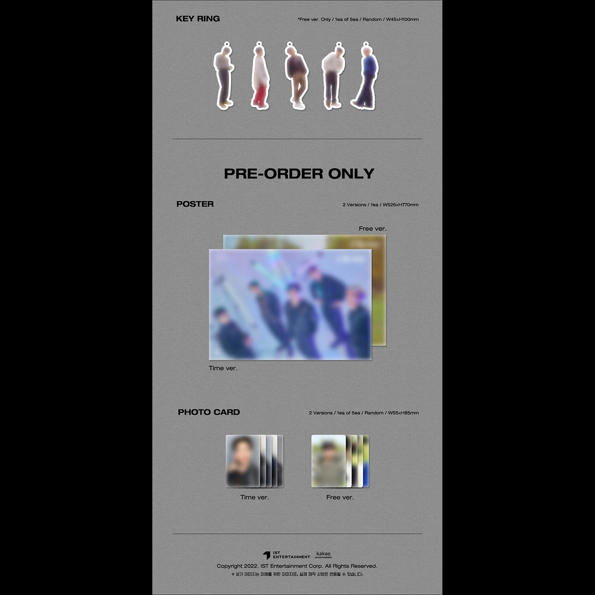 VICTON - CHOICE Album (Time ver. / Free ver.)