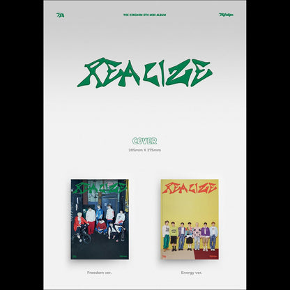 THE KINGDOM - REALIZE 8th Mini Album (Freedom ver., Energy ver.)