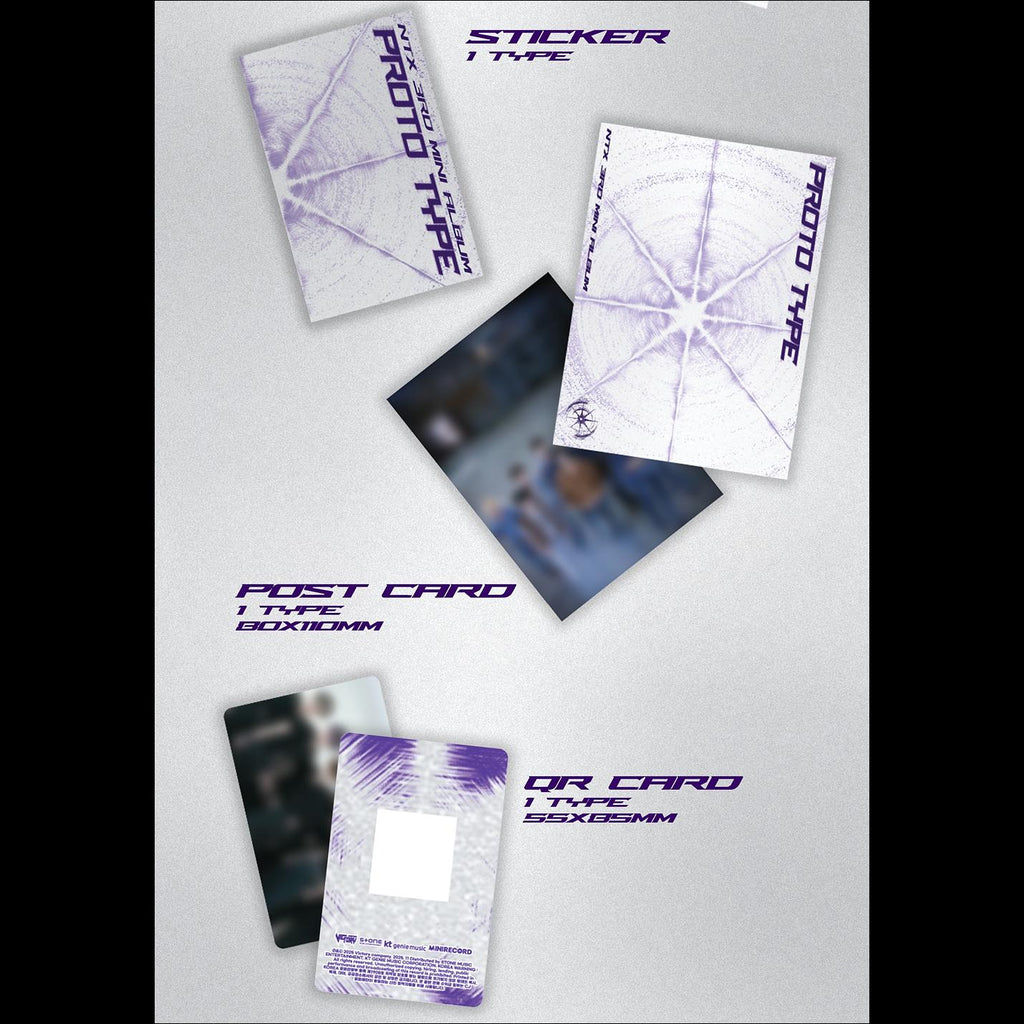 (NAME KEYRING ver.) NTX - PROTO TYPE 3rd Mini Album + Free Gift