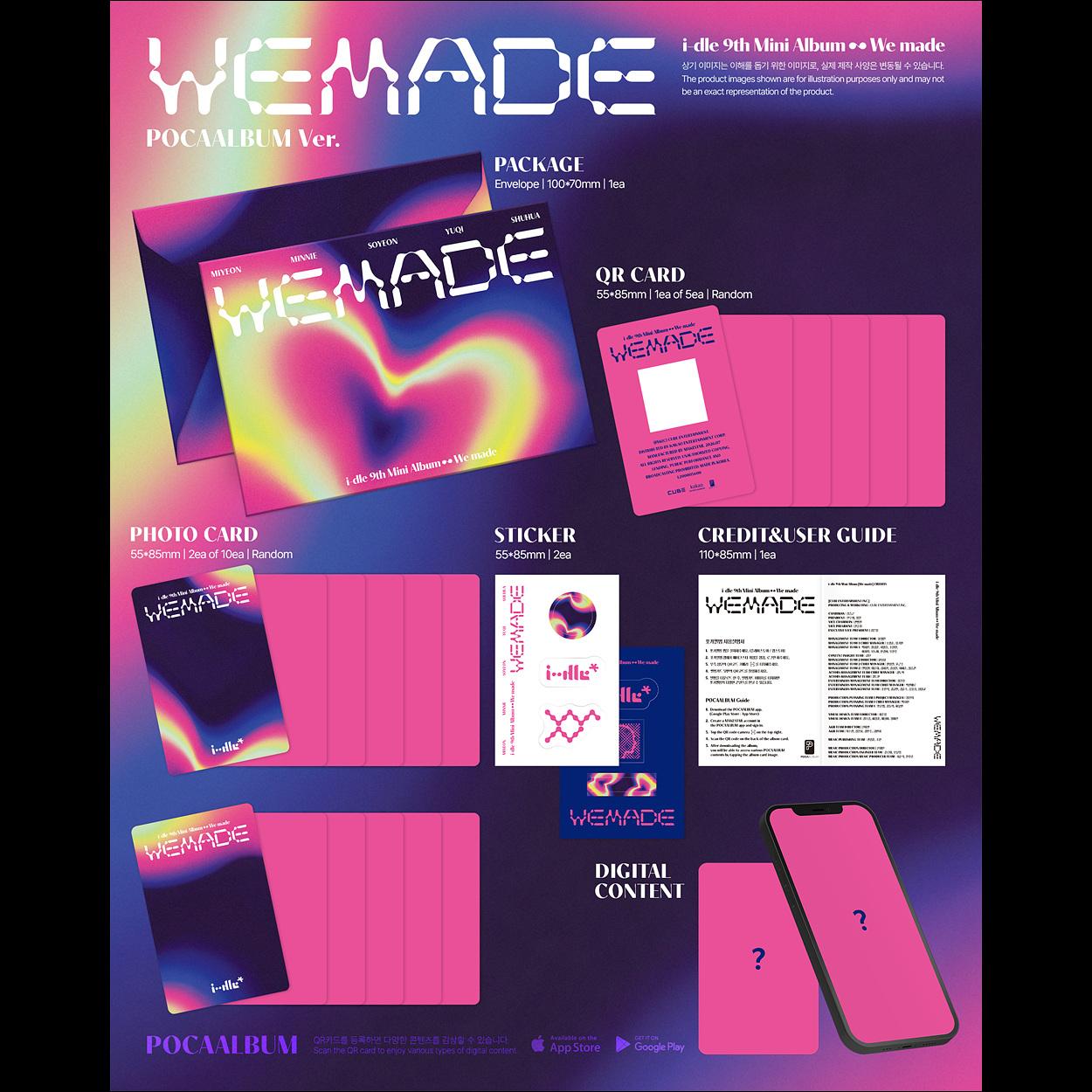 [Official] (G)I-DLE - [We made] 9th Mini Album (POCAALBUM Ver.)
