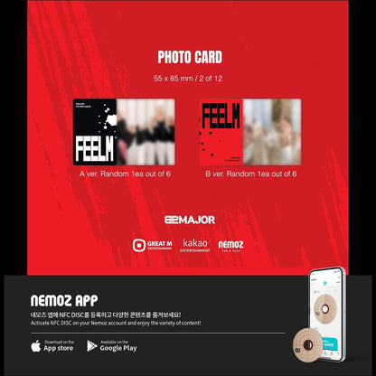 82MAJOR [FEELM] KEYRING ver. / 5TH MINI ALBUM + Free Gift