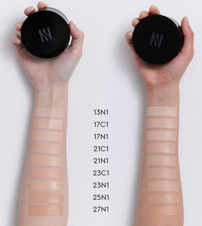 [HERA] Black Cushion Foundation Duo Set (15g + Refill 15g) | Matte Long-Wear High Coverage Skin Fit Cushion, K-Beauty