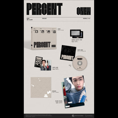 ONEW (SHINee) - PERCENT Digipack Ver. 2nd Album