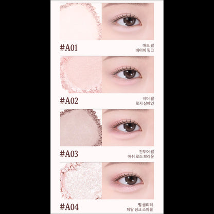 [Dinto] Nostalgic Eye Palette 75 Little Orwell - Prelude Limited Edition Pink Mauve Eyeshadow, Soft Blurring Daily Eye Palette, K-Beauty